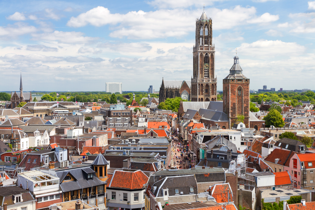 Urtrecht, skyline, dom toren, sky
