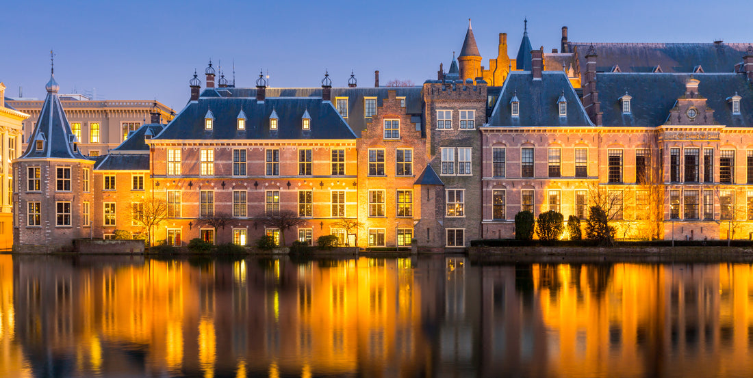 den haag, binnenhof, night, light