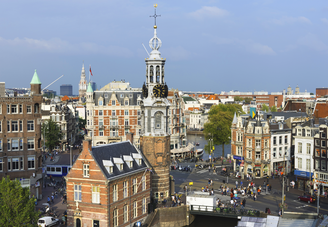 Amsterdam, Muntplein, Munttoren, tower