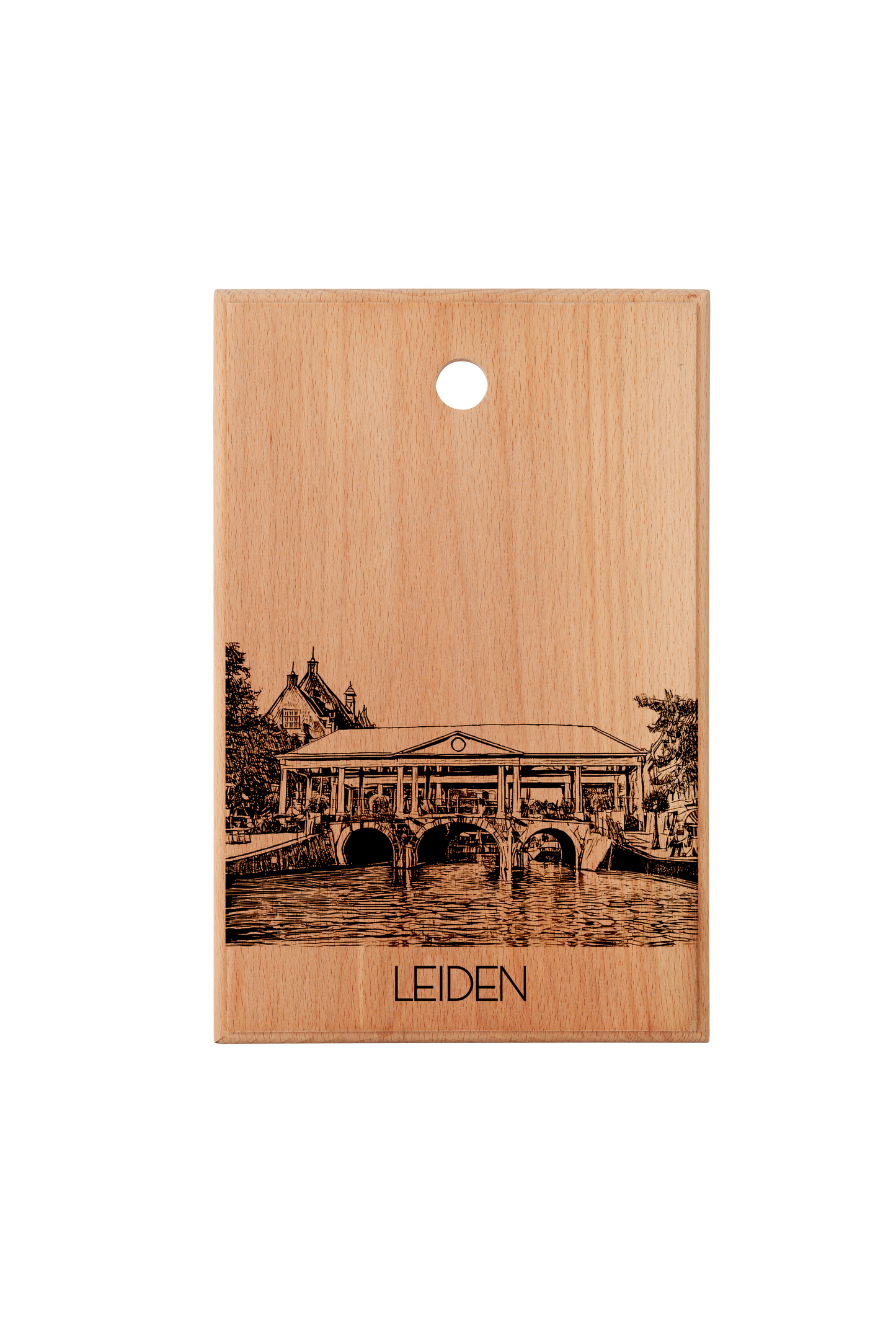 LEIDEN KOORNBRUG HANDMADE ENGRAVED CUTTING BOARD