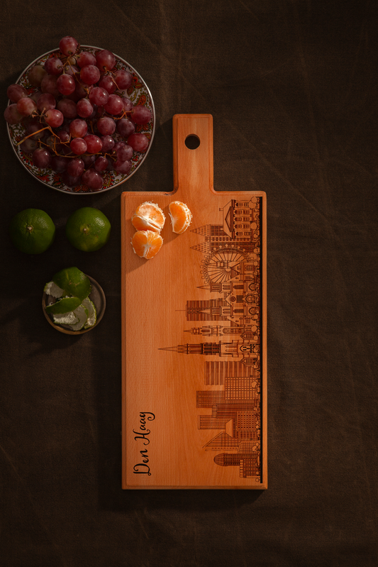 Den Haag, Skyline, medium serving board, main front