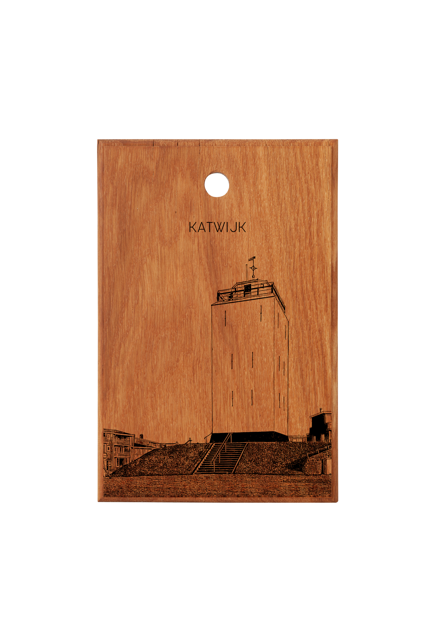KATWIJK VUURBAK HANDMADE ENGRAVED CUTTING BOARD