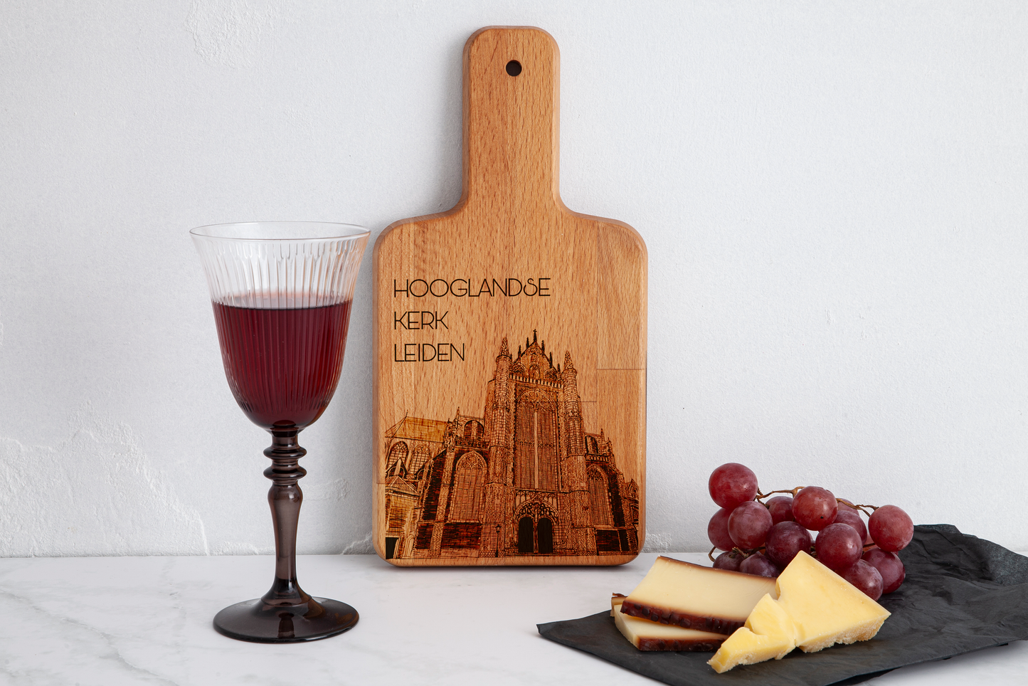 Leiden, Hooglandse Kerk, cheese board, in kitchen