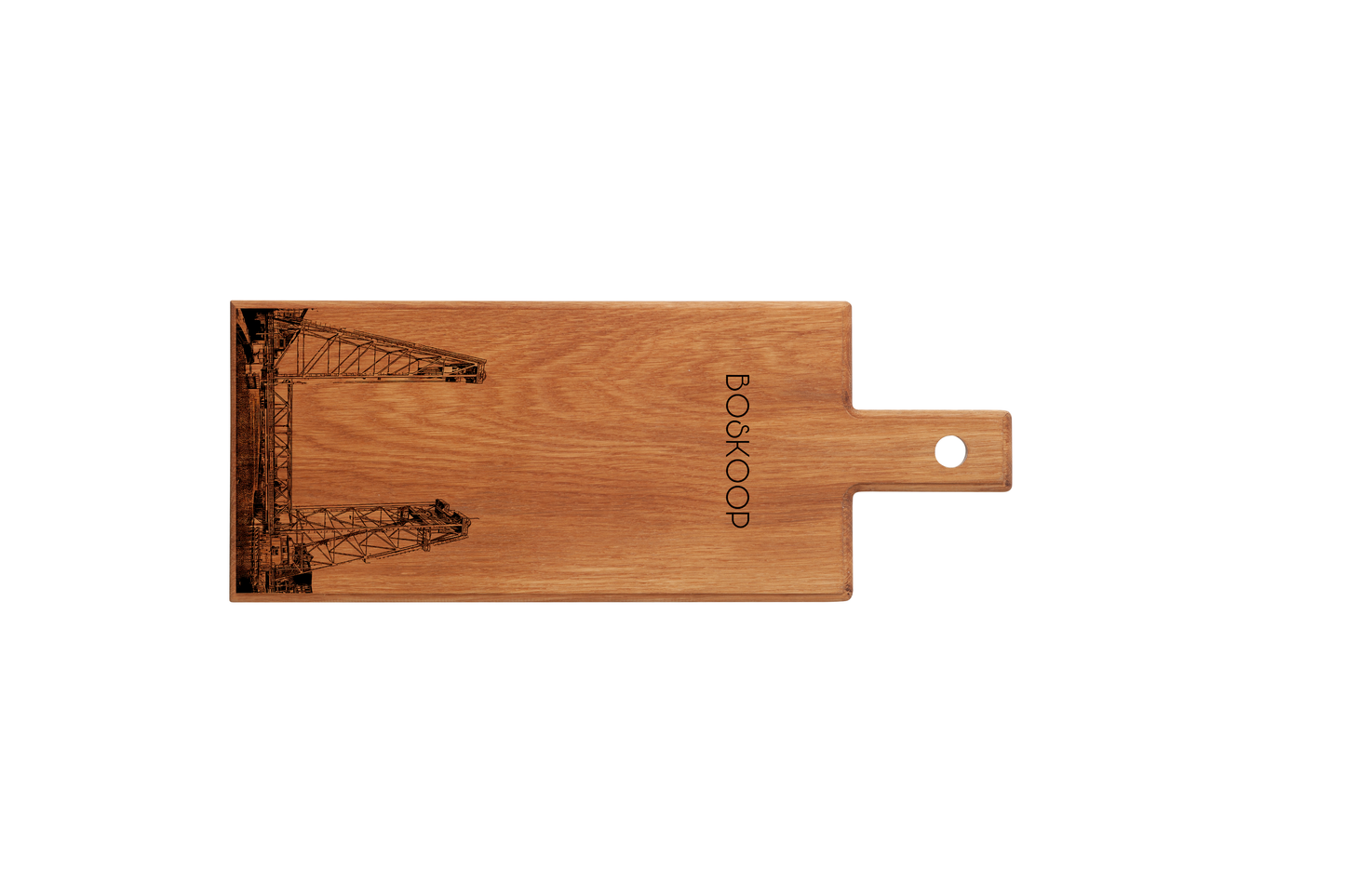 Handmade Boskoop Engraved Serving Board - Beech Wood