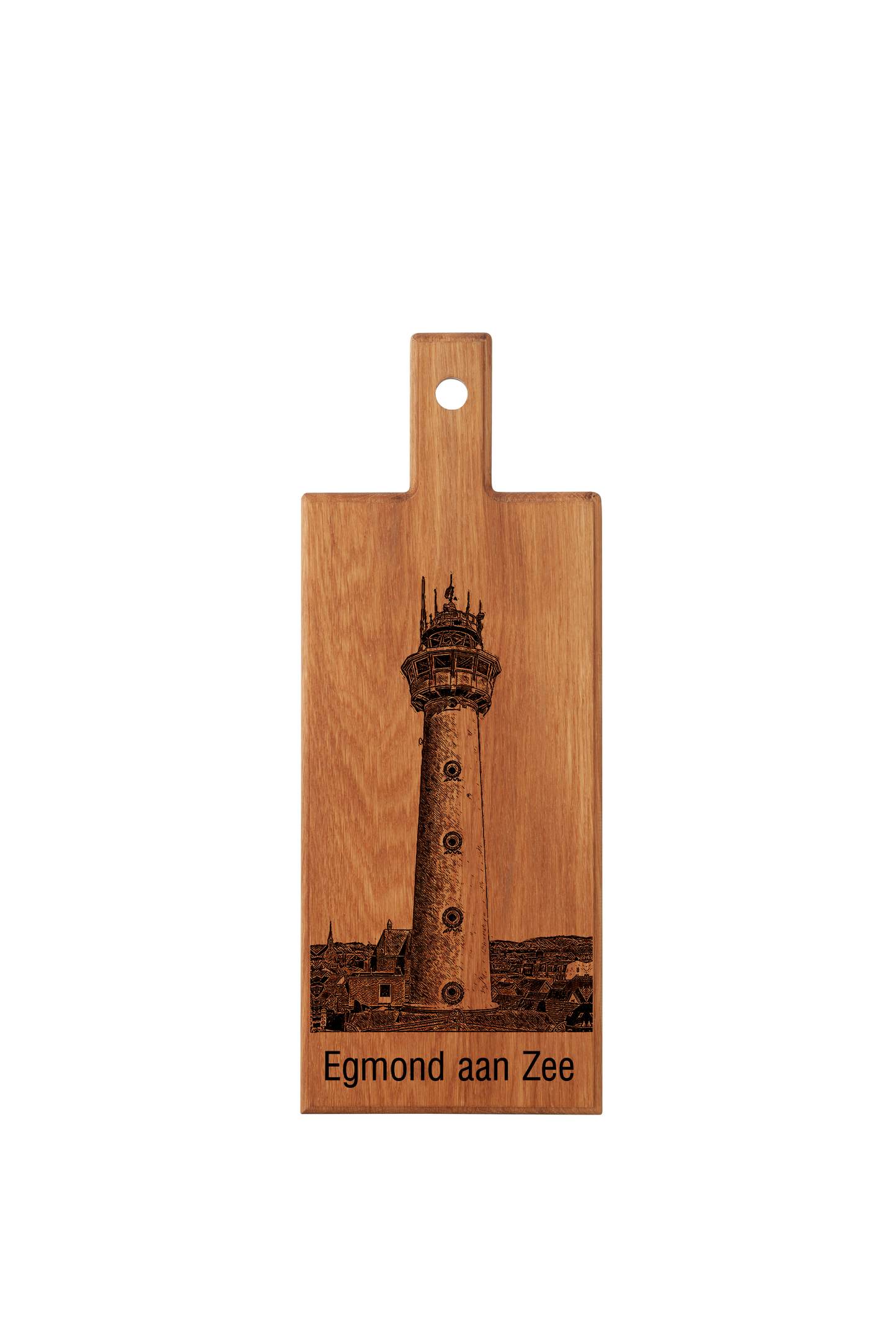 Handmade Egmond aan Zee Engraved Serving Board - Beech Wood