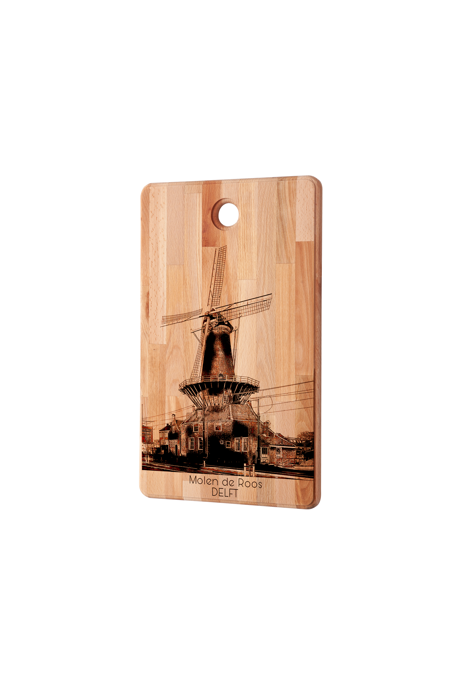 Delft, Molen de Roos, cutting board, side view