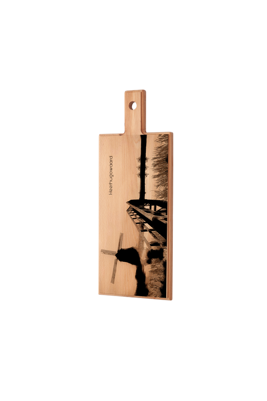 Handmade Heerhugowaard Engraved Serving Board - Beech Wood