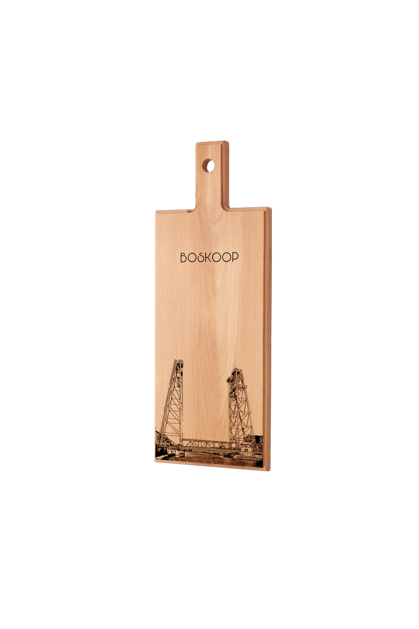 Handmade Boskoop Engraved Serving Board - Beech Wood