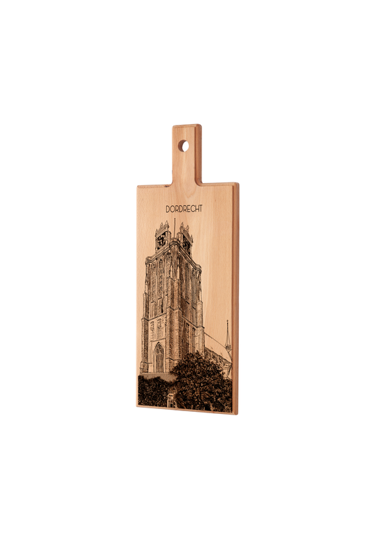 Handmade Dordrecht Engraved Serving Board - Beech Wood