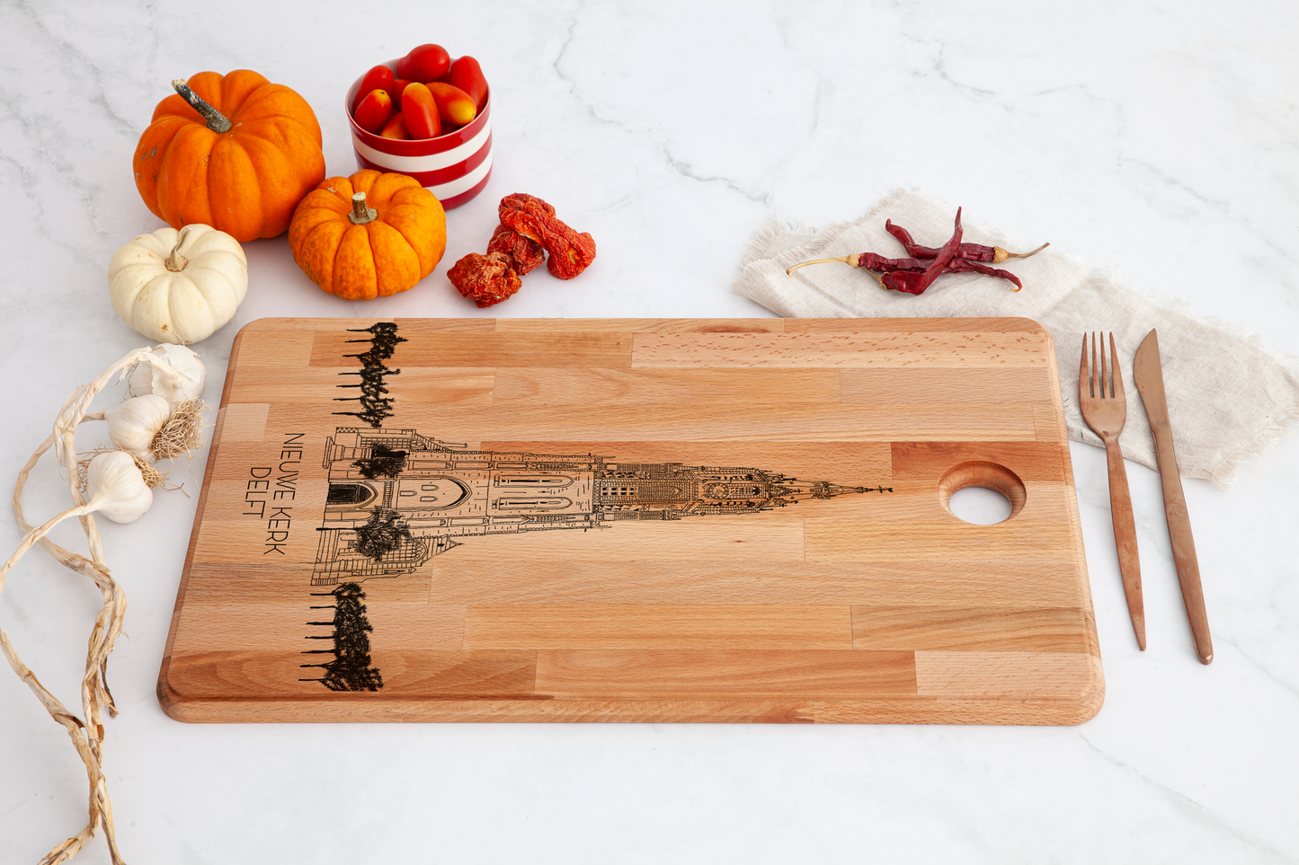 DELFT NIEUWE KERK CUTTING BOARD