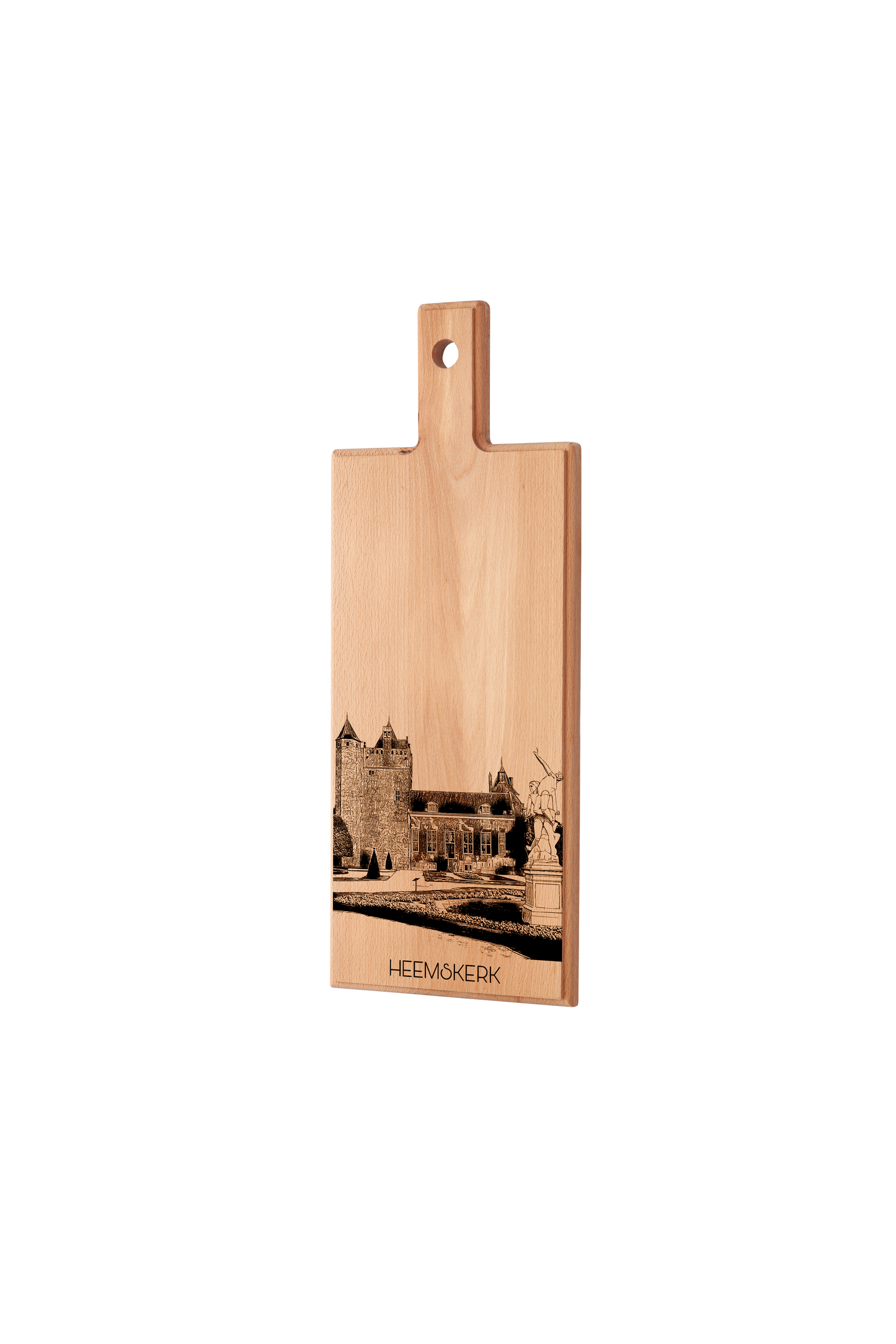 Handmade Heemskerk Engraved Serving Board - Beech Wood