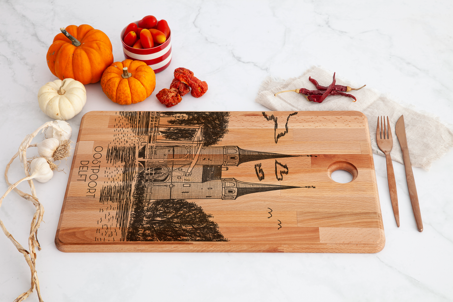 DELFT OOSTPOORT CUTTING BOARD