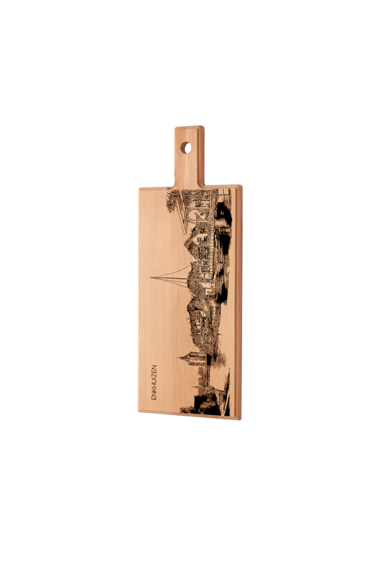 Handmade Enkhuizen Engraved Serving Board - Beech Wood