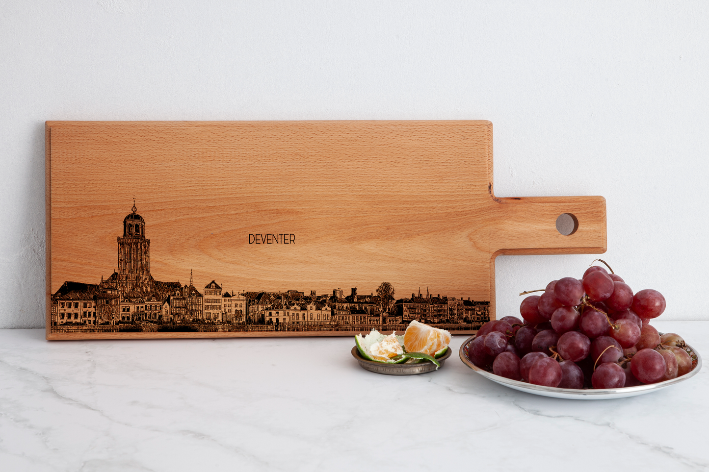 Handmade Deventer Engraved Serving Board - Beech Wood
