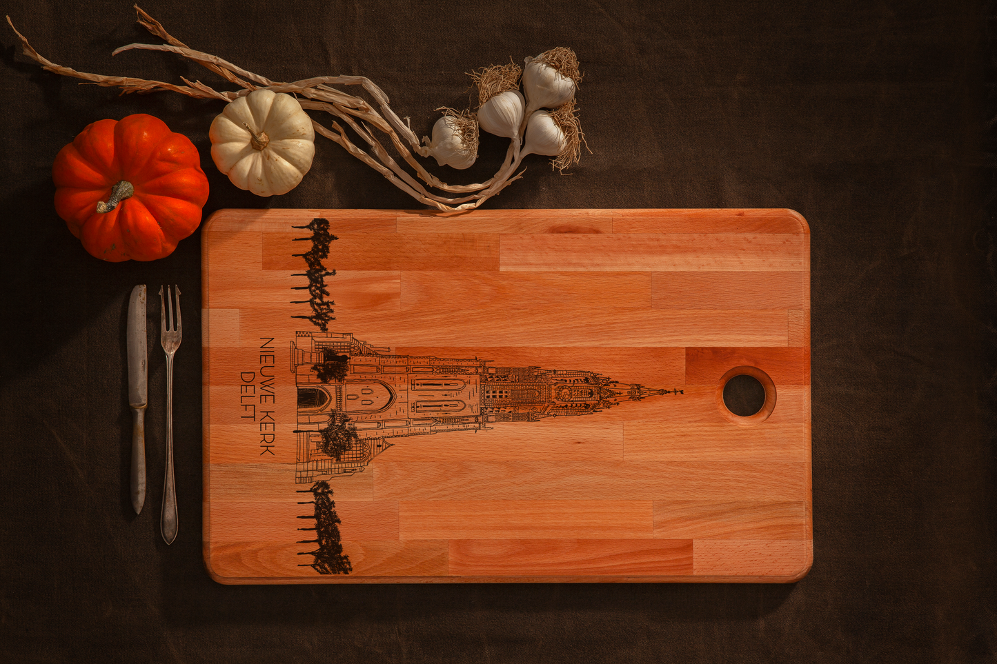 DELFT NIEUWE KERK CUTTING BOARD