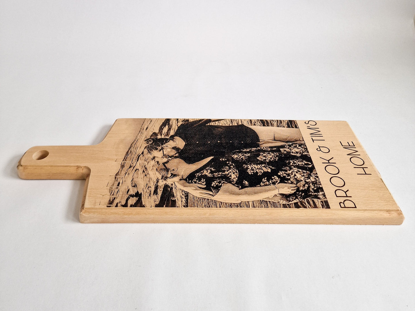 Personalize Your Kitchen and Celebrate Special Occasions with a Custom Beech Wood Cheese from Woody Buddy