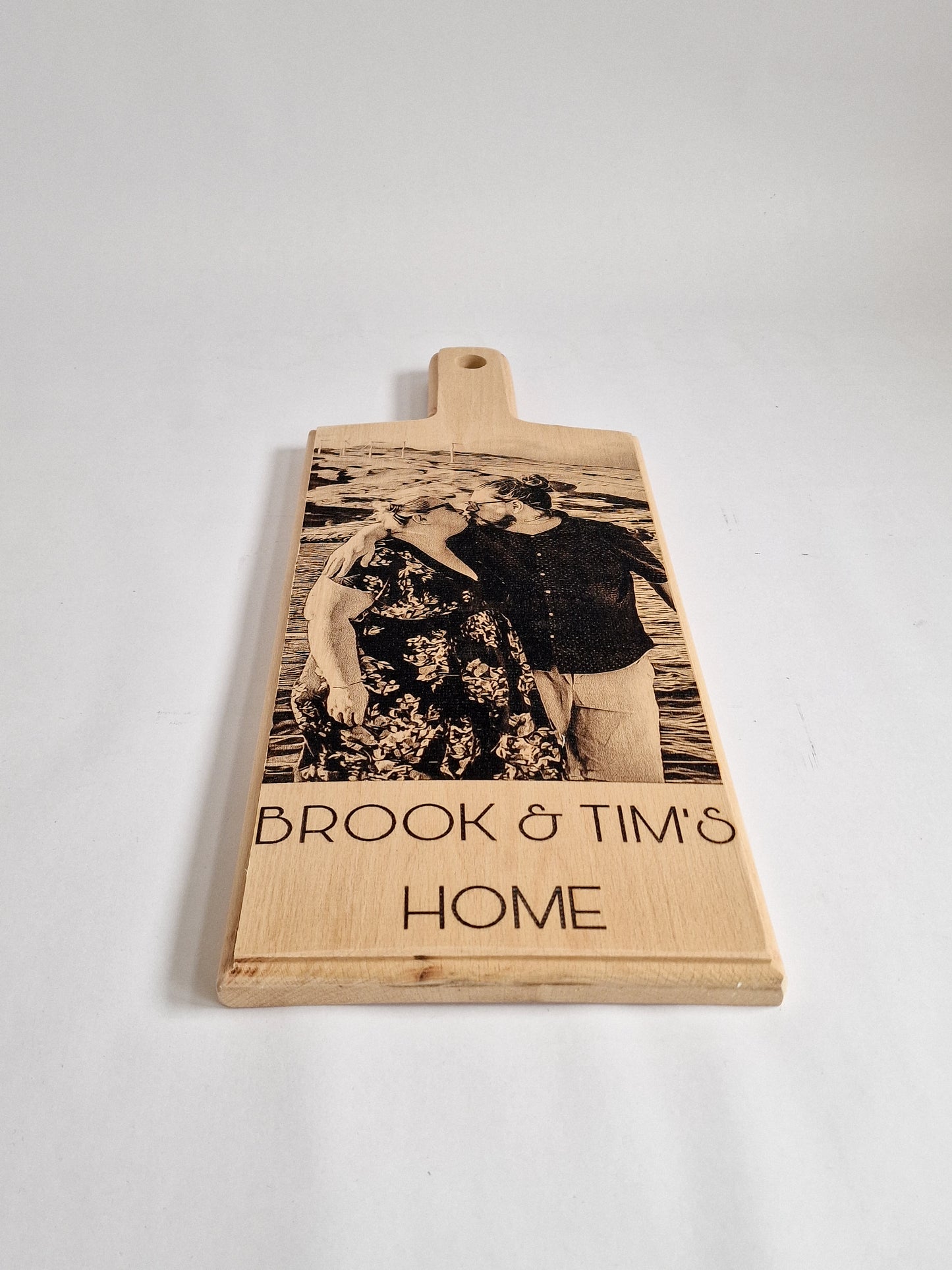Personalize Your Kitchen and Celebrate Special Occasions with a Custom Beech Wood Cheese from Woody Buddy