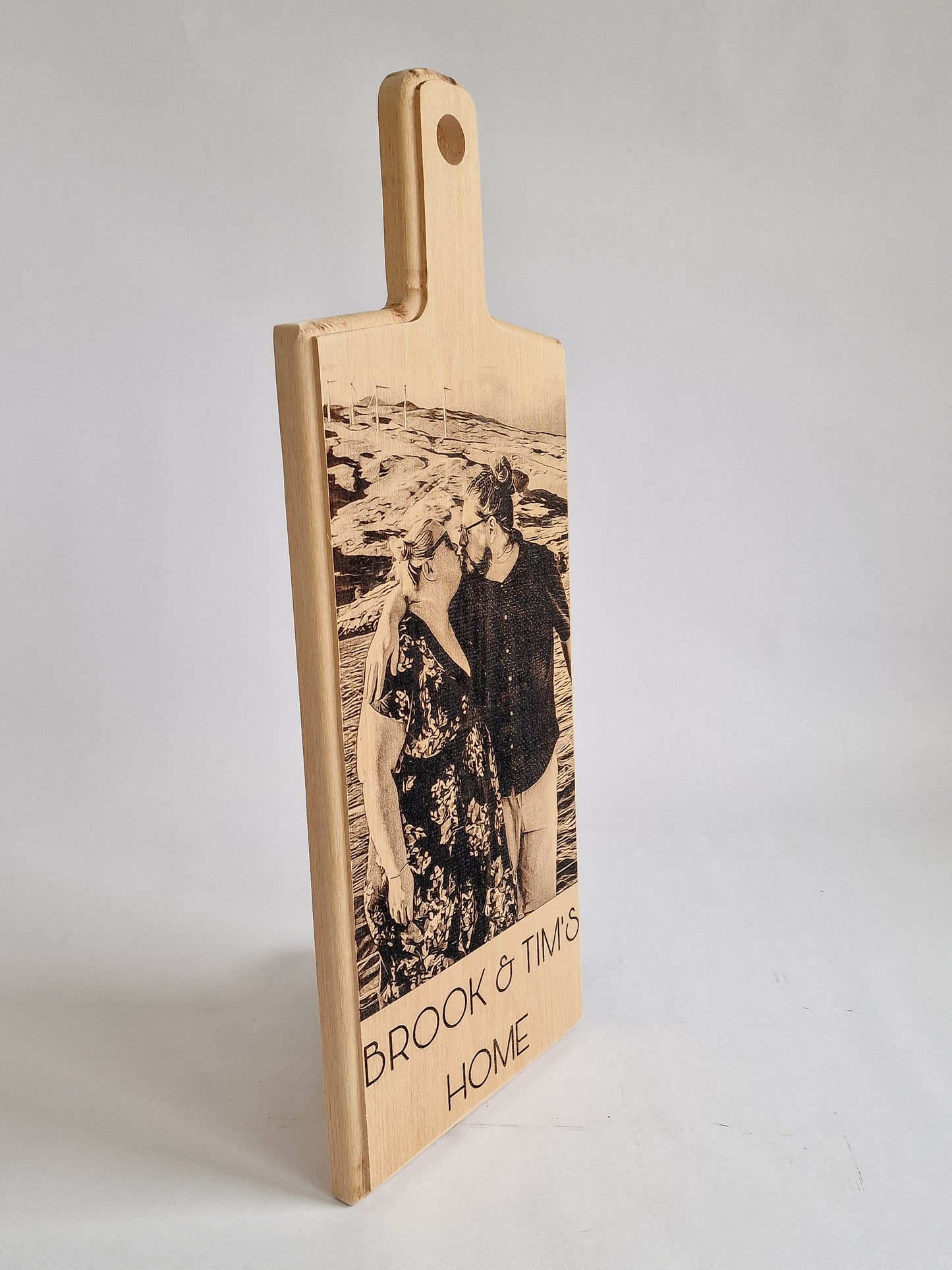 Personalize Your Kitchen and Celebrate Special Occasions with a Custom Beech Wood Cheese from Woody Buddy