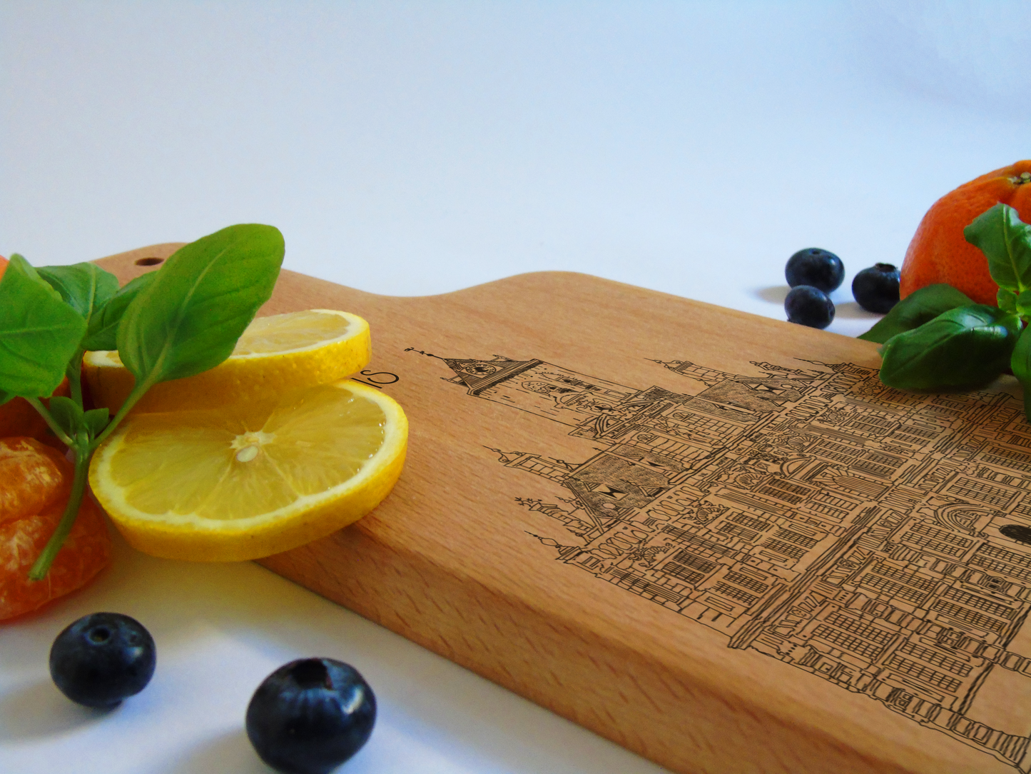 Deft, Stadhuis, cheese board, side