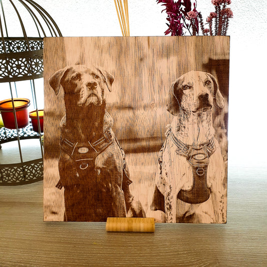 Pyrography Pet Portrait