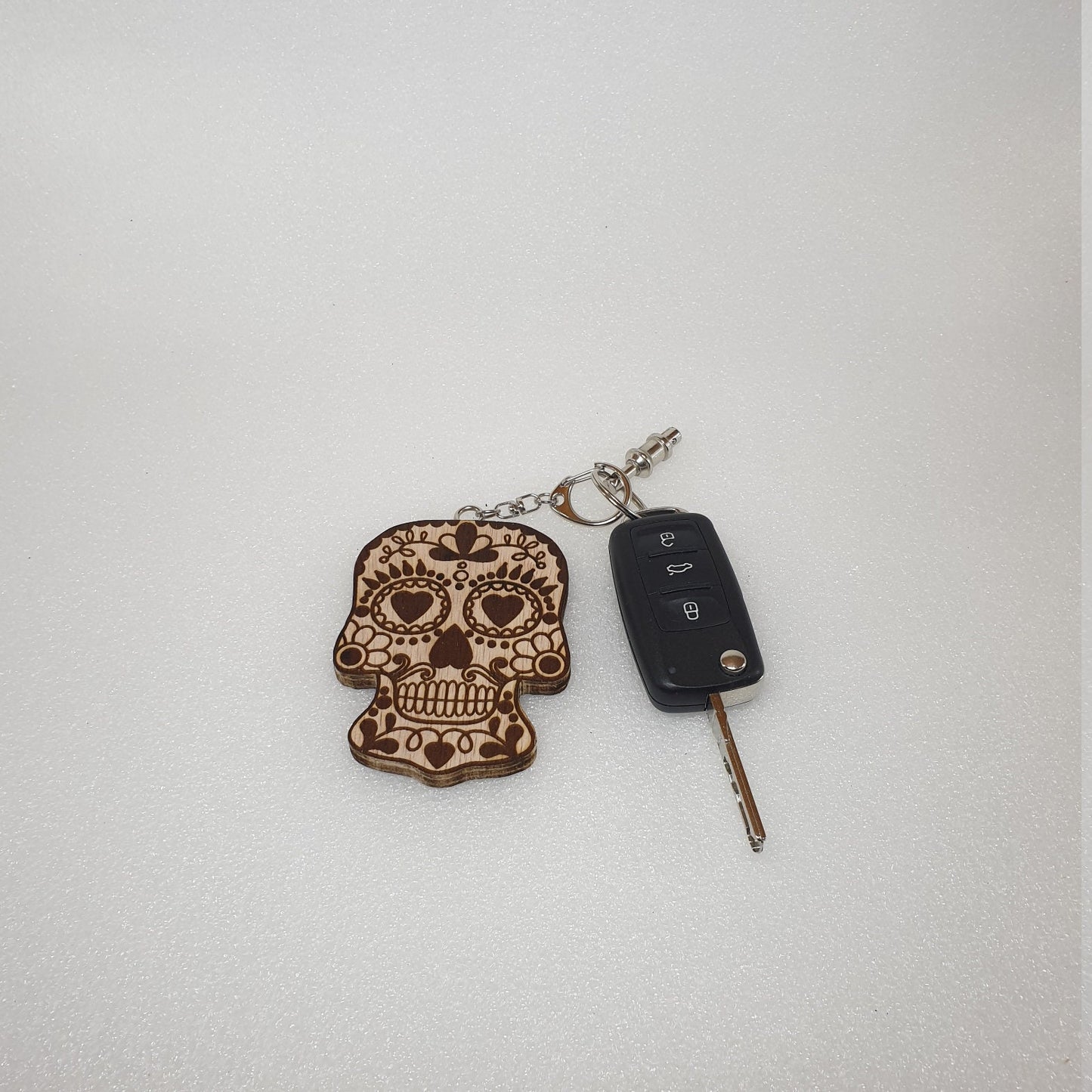 Sugar Skull Handmade Key Chain