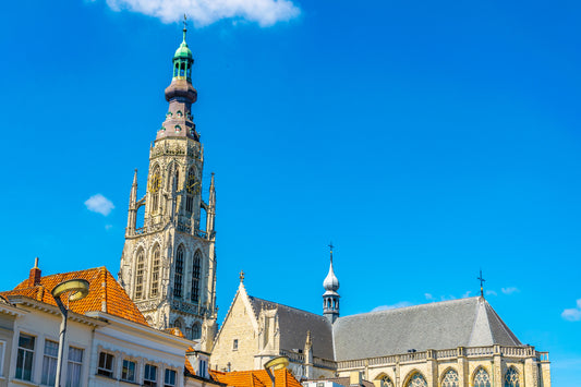 BREDA, GROTE KERK, white, church