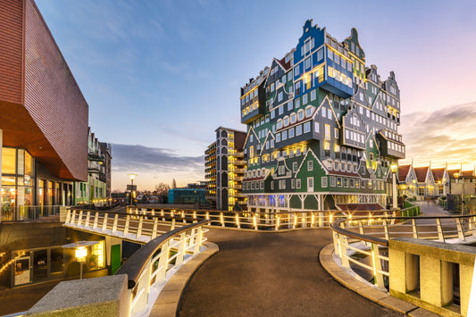 Exploring the Whimsical Charm: Zaandam's Stacked Dutch Houses Hotel