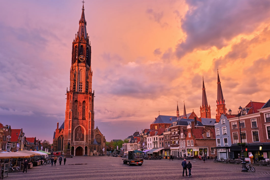 Delft, Nieuwe Kerk, blog, pink