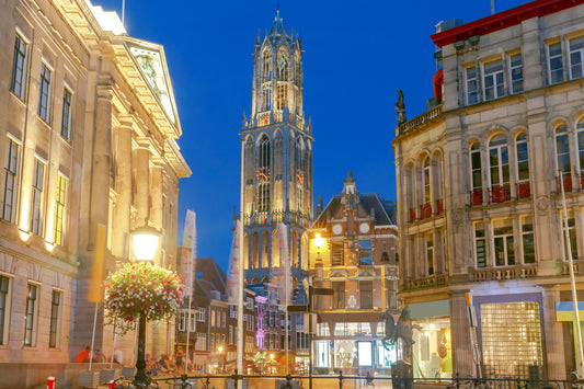 Utrecht, Domtoren, night, light