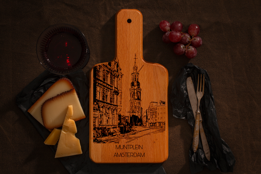 Amsterdam, Muntplein, cheese board, main front