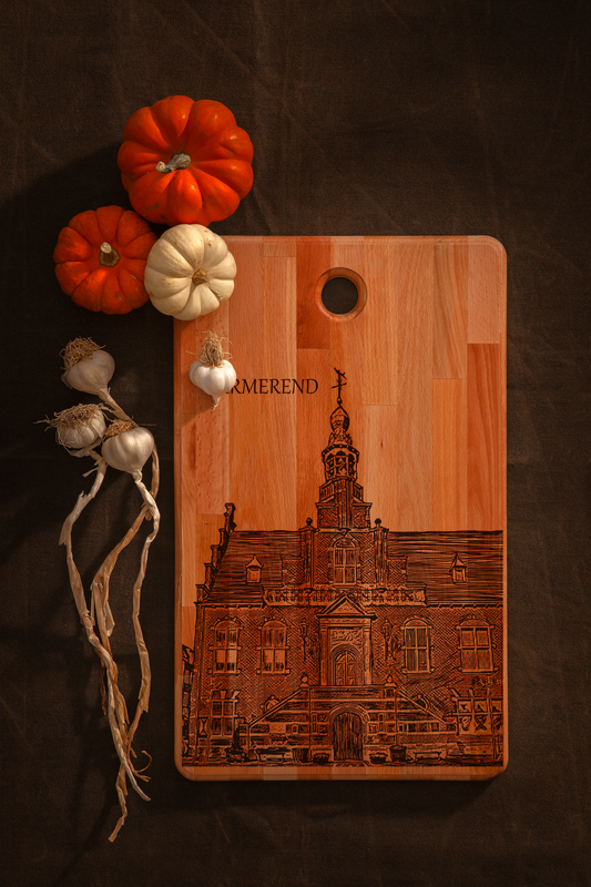 Purmerend, Stadhuis, cutting board, main front