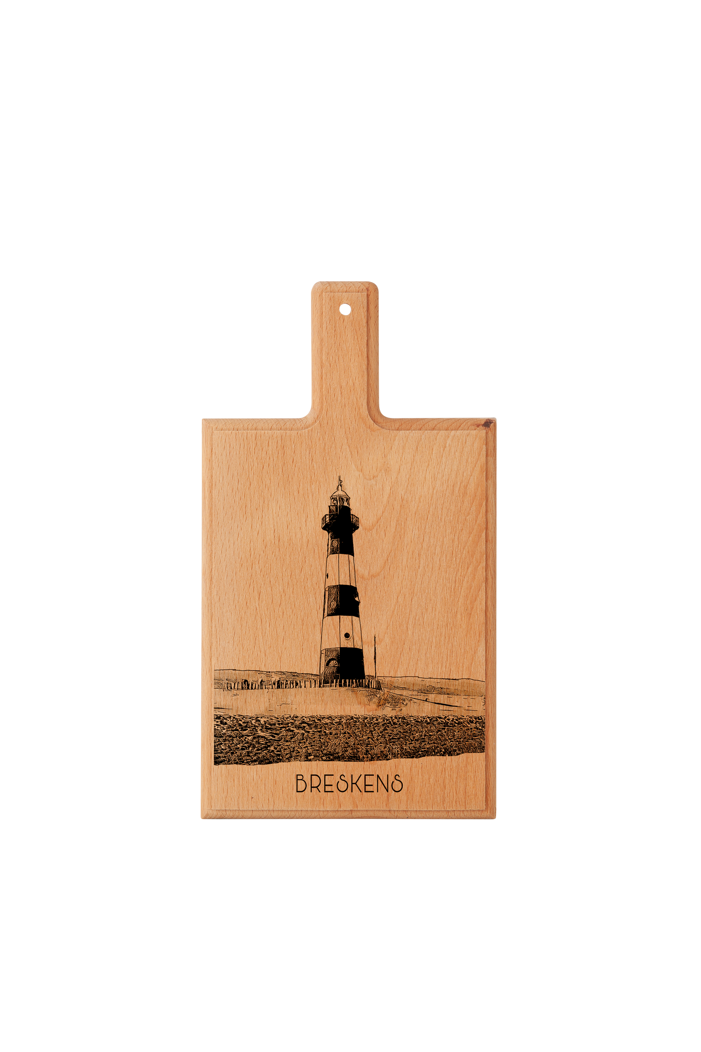 Breskens Vuurtoren Cheese Board - Beech Wood