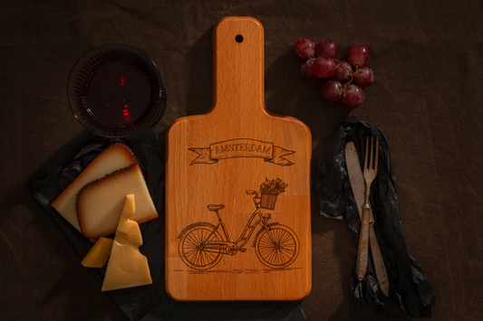 Amsterdam, Bicycle, cheese board, main front