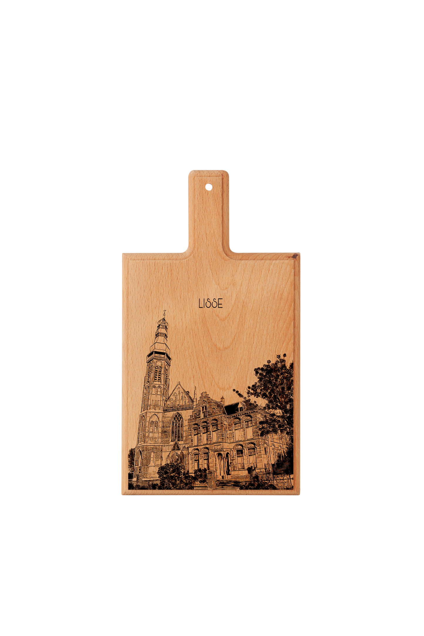 Lisse St. Agatha Kerk Cheese Board - Beech Wood