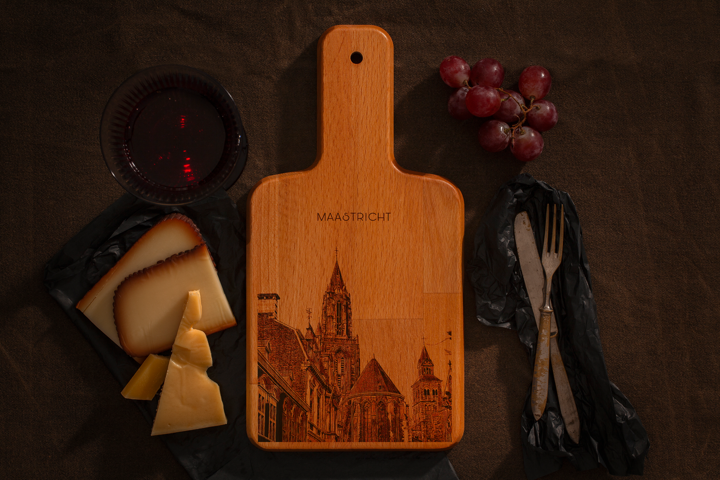 Maastricht, Sint-Janskerk, cheese board, main front