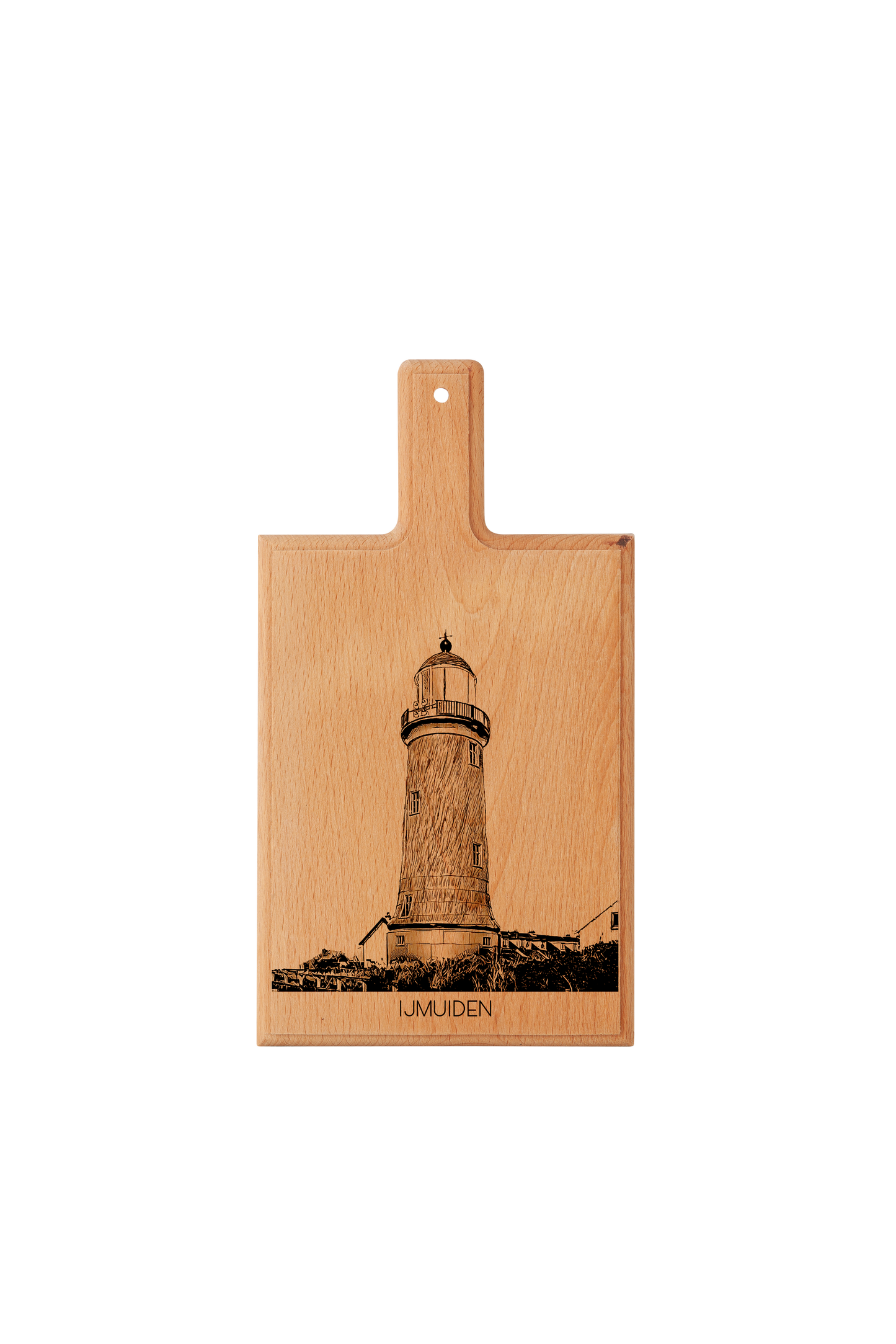 Lage Vuurtoren van IJmuiden Cheese Board - Beech Wood