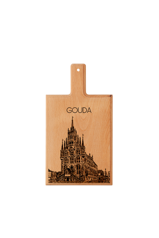 Gouda Stadhuis Cheese Board - Beech Wood