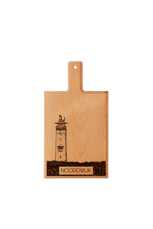 Noordwijk Vuurtoren Cheese Board - Beech Wood