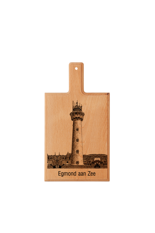 Egmond aan Zee Vuurtoren Cheese Board - Beech Wood