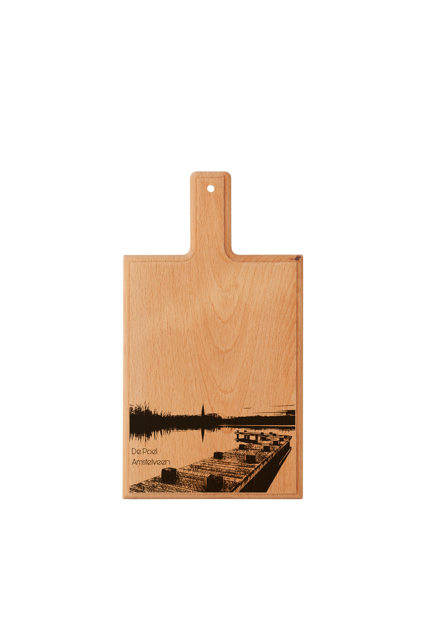 Amstelveen De Poel Cheese Board - Beech Wood