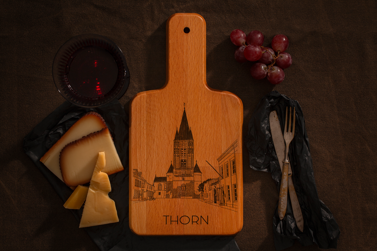 Thorn, Abdij Kerk, cheese board, main front