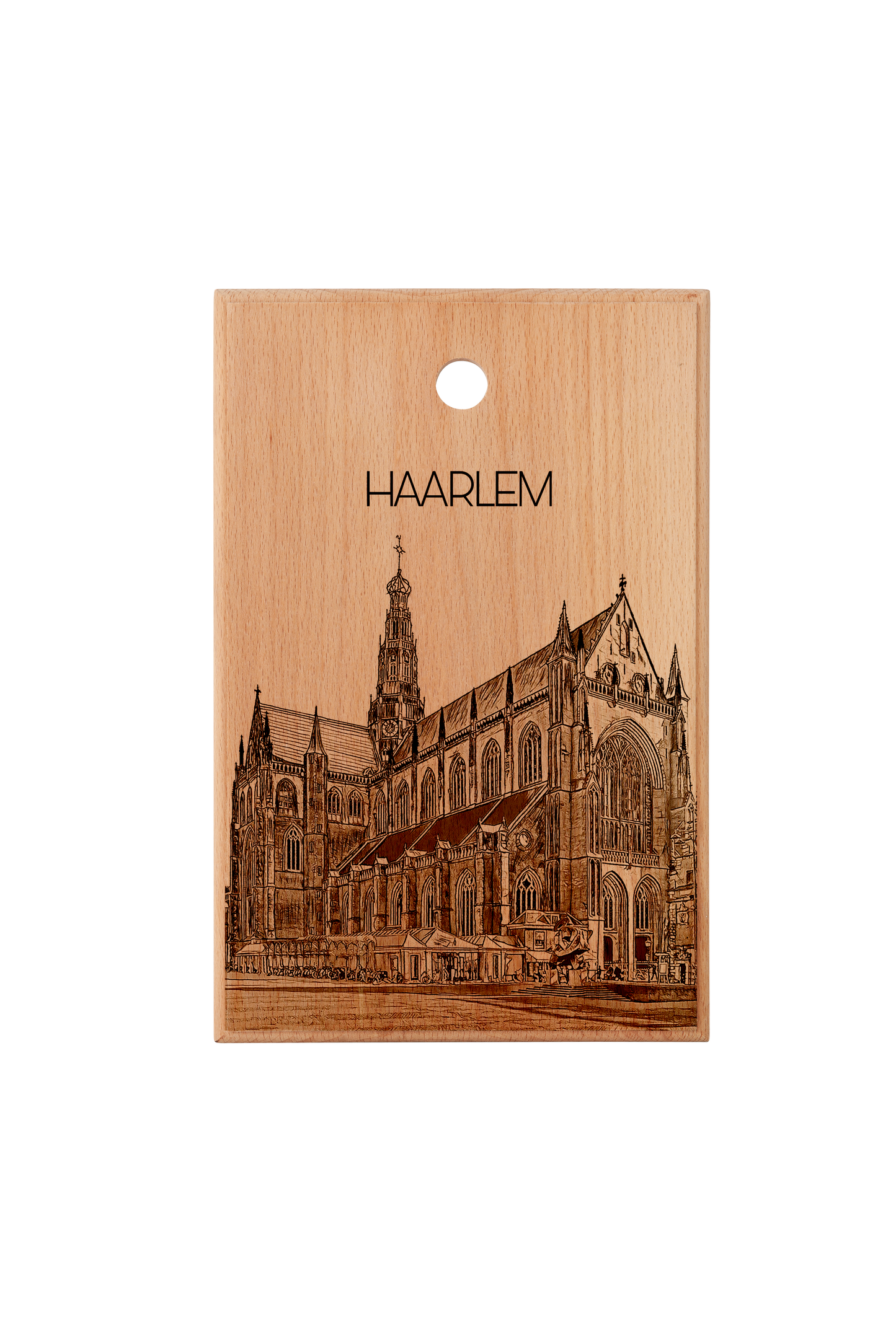 Haarlem Grote Kerk Snijplank - Beukenhout