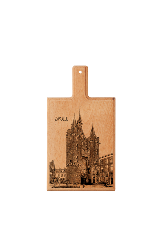 Zwolle Sassenpoort Cheese Board - Beech Wood