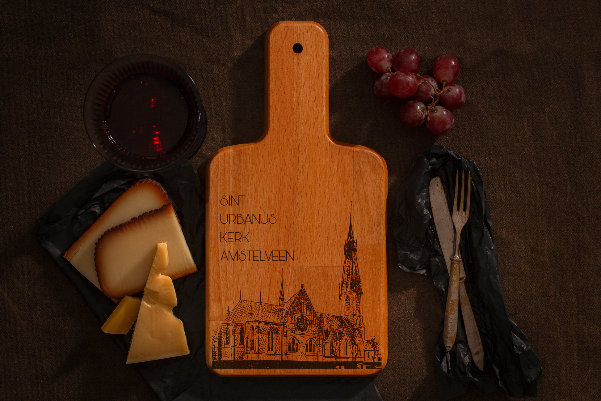 Amstelveen, Sint Urbanuskerk, cheese board, main front
