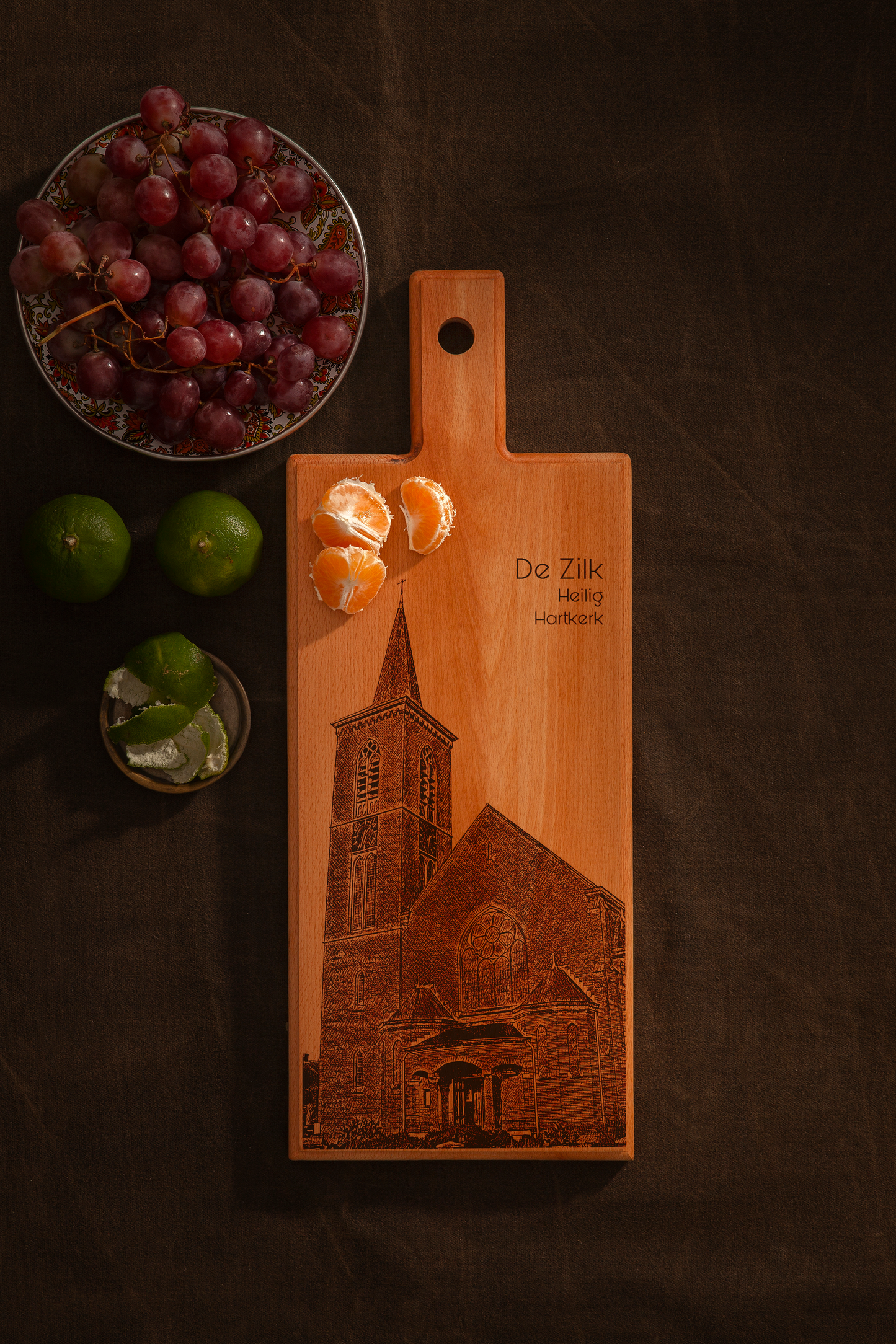 De Zilk Houten Serveerplank – 49 x 17 cm