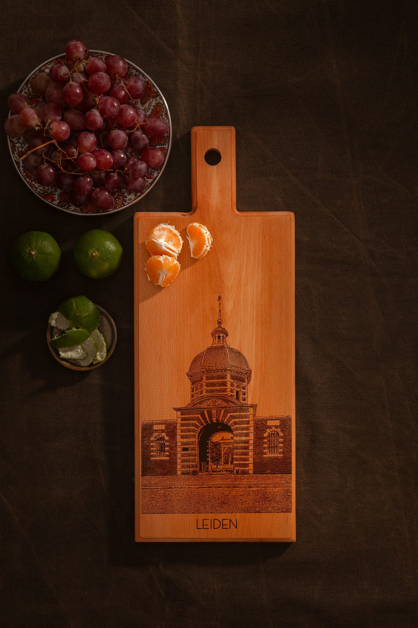 Leiden Morspoort Wooden Serving Board – 49 x 17 cm