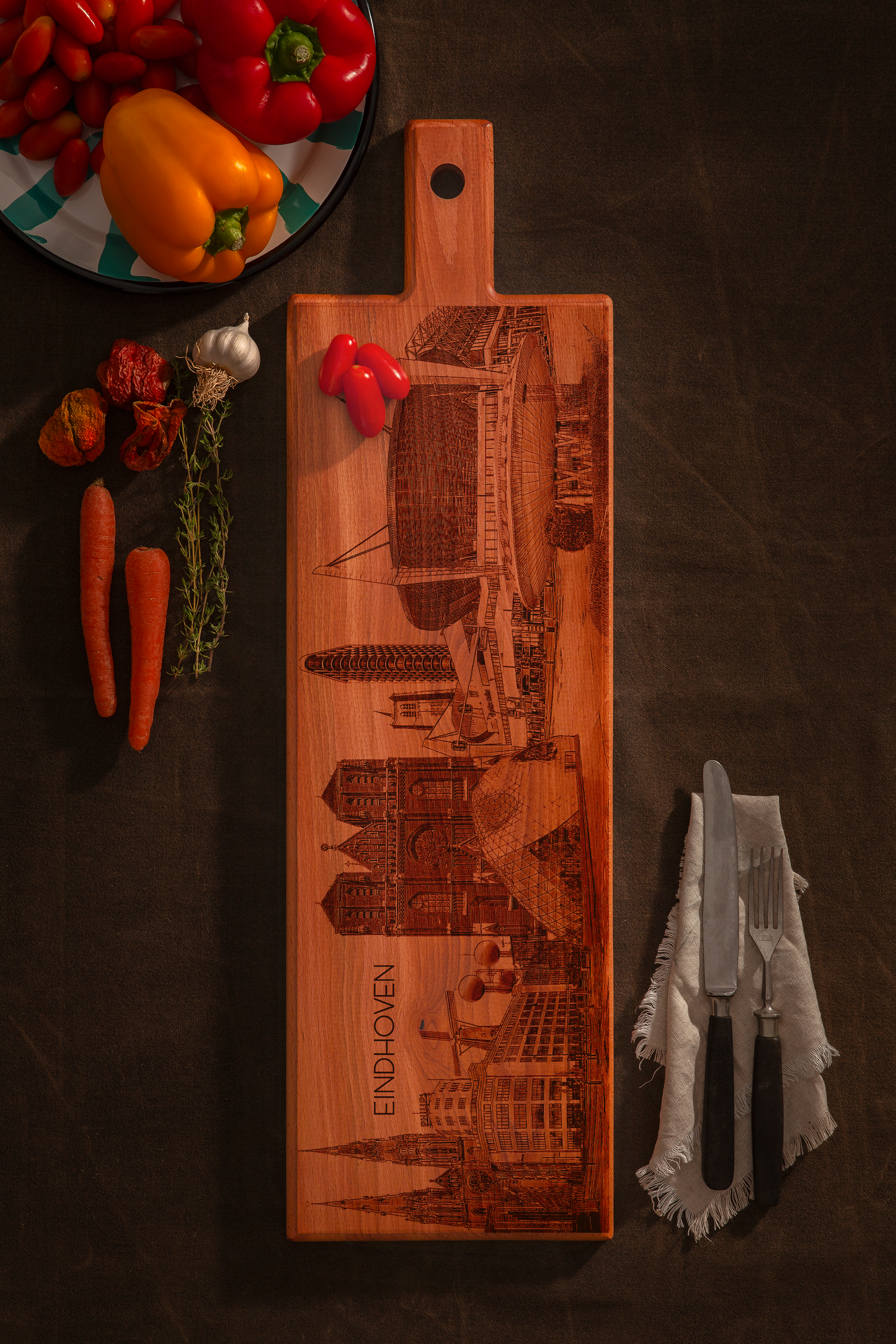 Eindhoven Houten Serveerplank – 60 x 17 cm