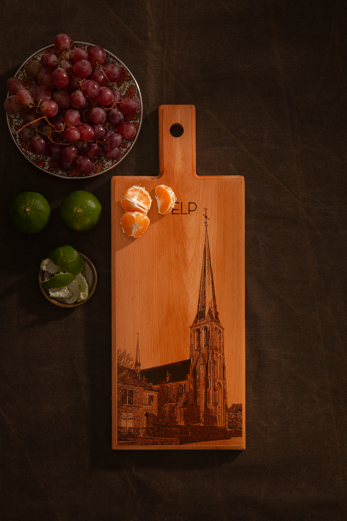 Velp Our Lady of the Visitation Church Wooden Serving Board – 49 x 17 cm