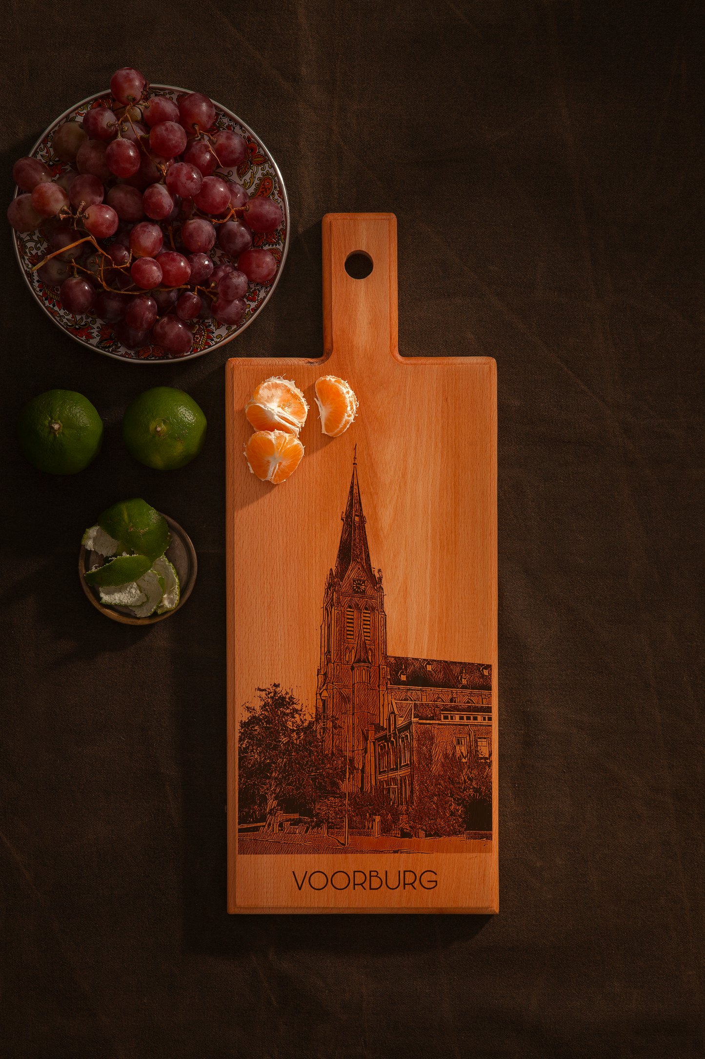 Voorburg houten serveerplank – 49 x 17 cm