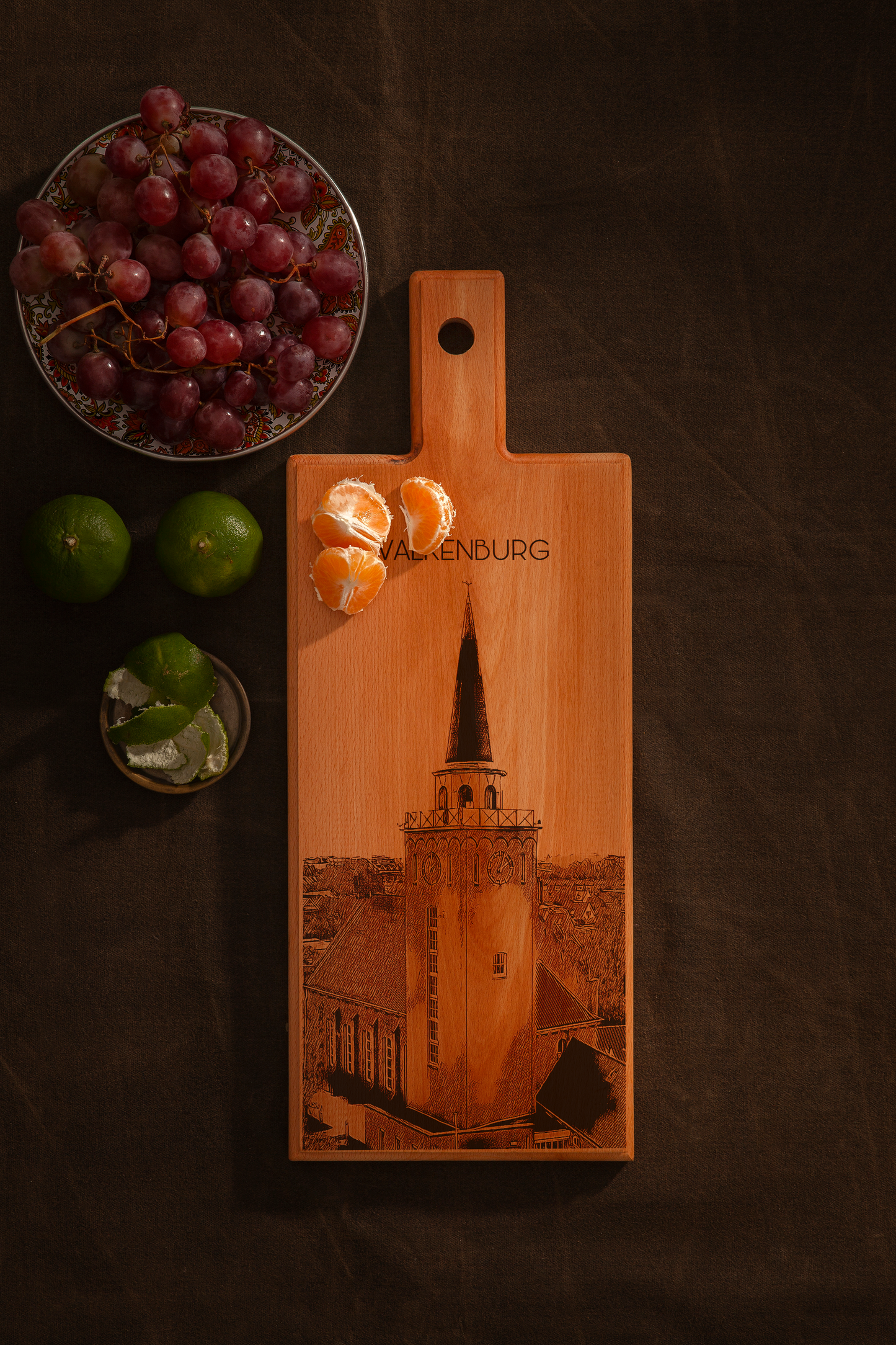 Valkenburg houten serveerplank – 49 x 17 cm